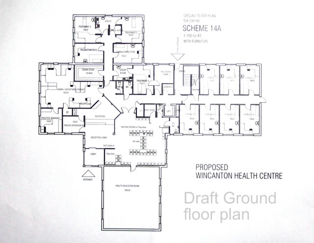 Proposed New Wincanton Health Centre - Ground Floor Plan