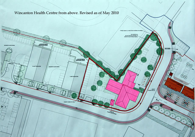 The layout of the new Health Center