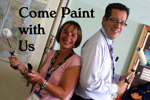 Come paint with Hugh Grant