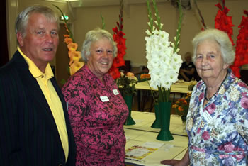 Wincanton Gardeners' Association Annual Show organiser Marcus Giles, Association Secretary Jane Findley and Membership Secretary Sylvia Pleasants