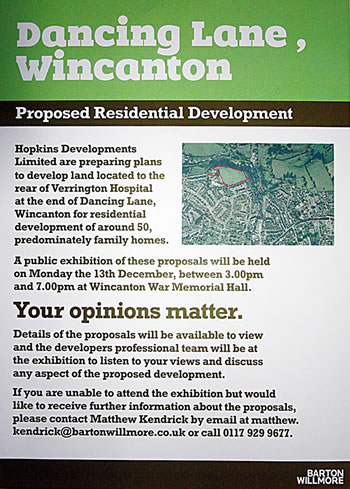 Dancing Lane development proposal