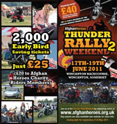 Afghan Heroes Thunder Rally - 17th to 19th June 2011 <span style='color: red;'>[IMPORTANT UPDATE]</span>