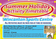Summer Holiday Fun at Wincanton Sports Centre