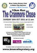 The Cranmore Chase 10km Fun Run - Sunday 16th October