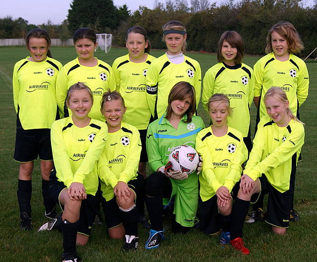 Wincanton Girls Under 12 Football Team