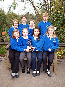 Horsington Primary School golf students