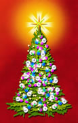 Christmas Tree Festival in Wincanton Parish Church