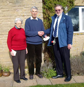 Richard and Sue Young with Stephen Beech