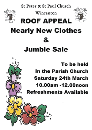 Nearly New Clothes & Jumble Sale poster