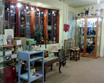 Small items of antique furniture at Past Times, Wincanton High Street