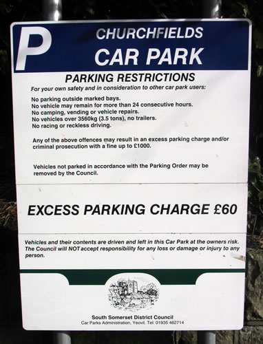 Churchfields parking rules
