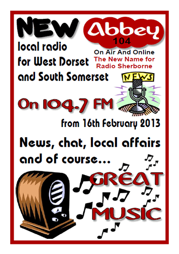 Abbey 104 radio station poster