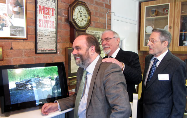 David Heath MP, Frank Foster and John Atkins