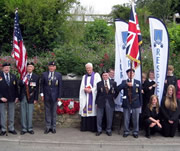 Young People Attend Flying Fortress Crash Memorial