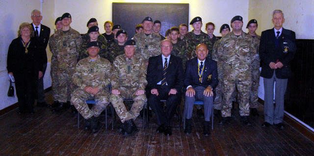 The affiliation ceremony at ACF Castle Cary