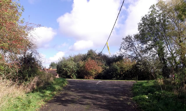 The cable hanging low over Common Lane