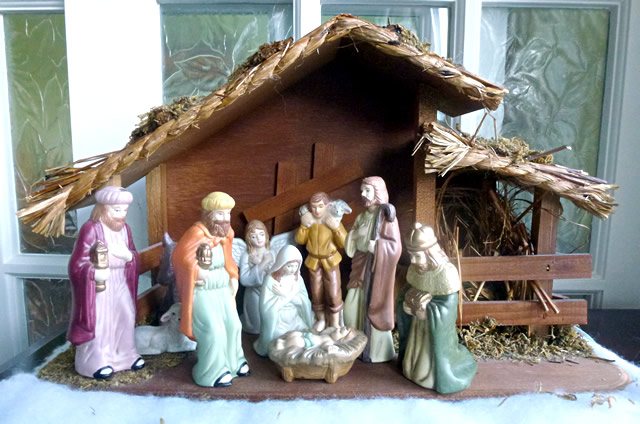 The Wincanton travelling Nativity scene