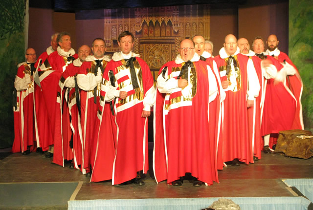 The award-winning Milborne Port Opera Chorus in “Iolanthe”