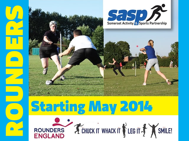 Wincanton Sports Ground Summer 2014 social rounders league poster