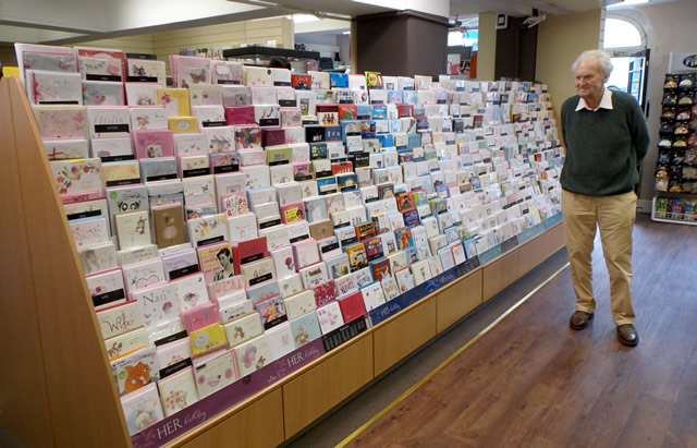 Malcolm McCormack and his impressive range of cards