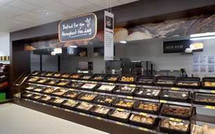 The new bakery at Lidl, Wincanton