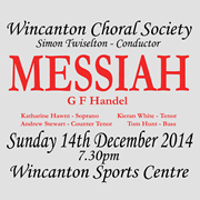 Wincanton Choral Society Concert - Handel’s ‘Messiah’ on 14th December