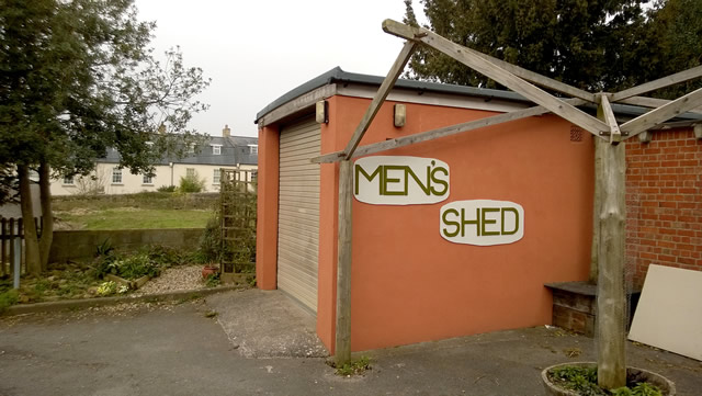 Before the sign, dominion over this shed was hotly contested