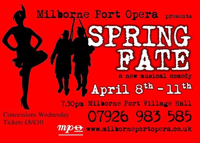 Milborne Port Opera presents Spring Fate, a new musical comedy