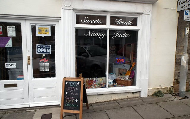 Nanny Jack's, the new sweets and groceries shop on Wincanton High Street