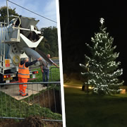 Hopkins Concrete Supports the Bourton Christmas Tree