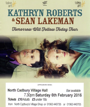 Multi-award winning folk duo Kathryn Roberts and Sean Lakeman