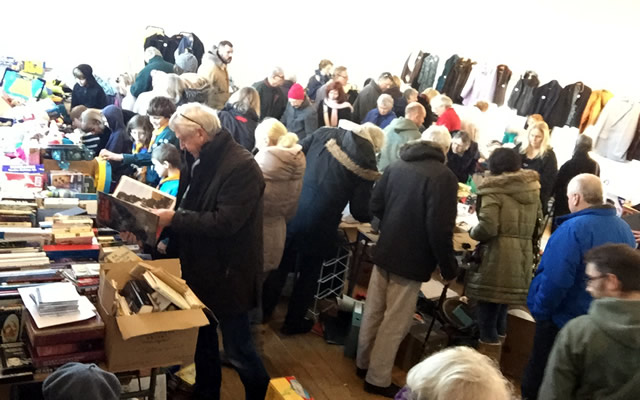 A previous CATCH jumble sale bustling with activity
