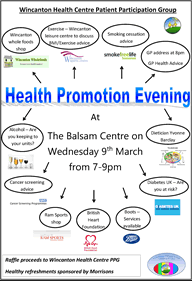 Health Promotion Evening poster