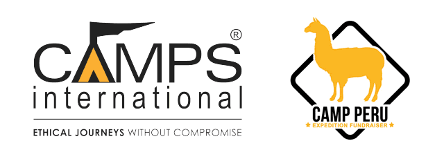 Camps International, and Camp Peru logos