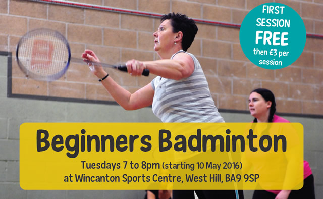Beginners badminton for women and girls