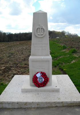 Dorset Regiment Somme memorial