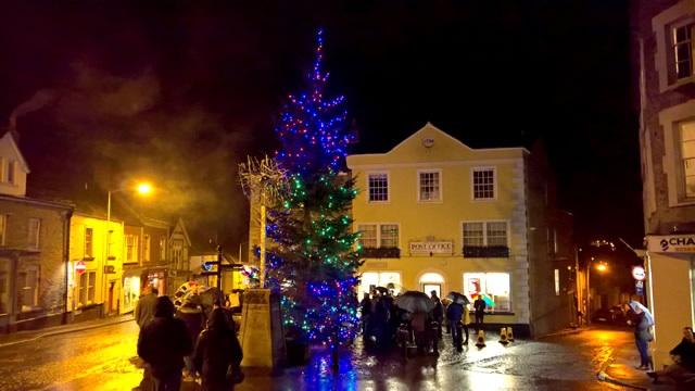 Wincanton's 2016 Market Place Christmas tree