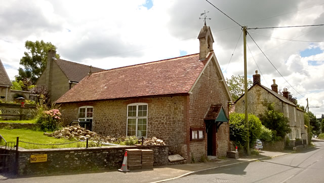 Bayford Chapel before the conversion was complete