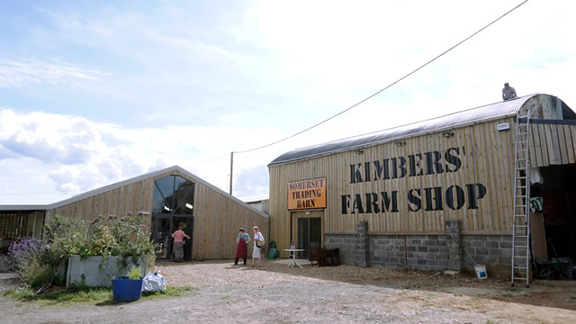 The Kimbers' new Somerset Trading Barn is almost complete
