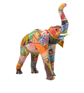 Colour Standing Patchwork Elephant from £24.95