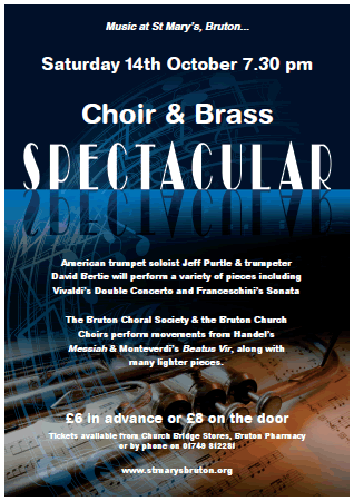Choir & Brass Spectacular at St. Mary's poster
