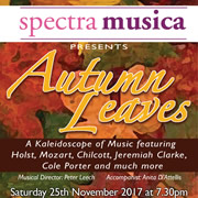 Spectra Musica's ‘Autumn Leaves’ concert in Gillingham next week