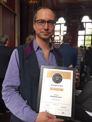 Horsington's cheese, Renegade Monk, was Runner-Up at the Great British Cheese Awards 2017