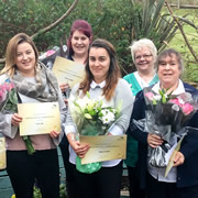 Carrington House care staff acknowledged for long service