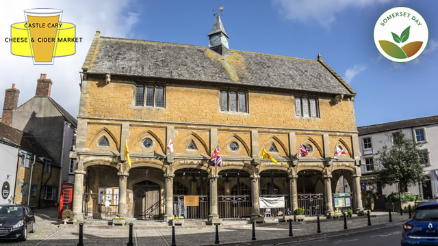 Market House in Castle Cary, host to the first Cheese & Cider Market