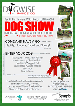 Dogwise Training School Family Fun Dog Show 2018 poster