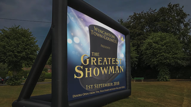 The Greatest Showman playing open-air at Wincanton's Cale Park