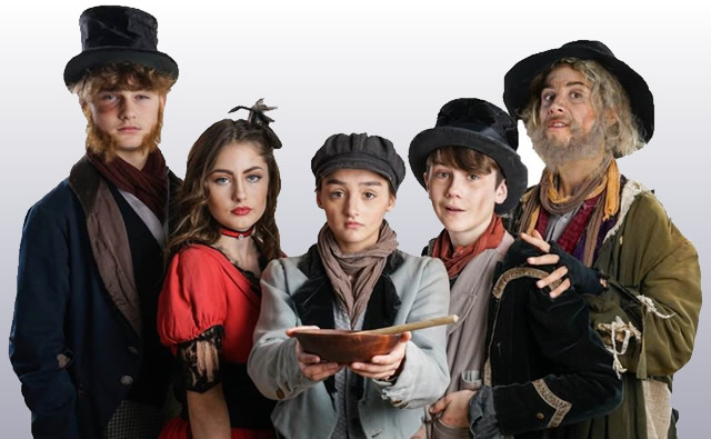 Wincanton Youth Theatre's Oliver! cast