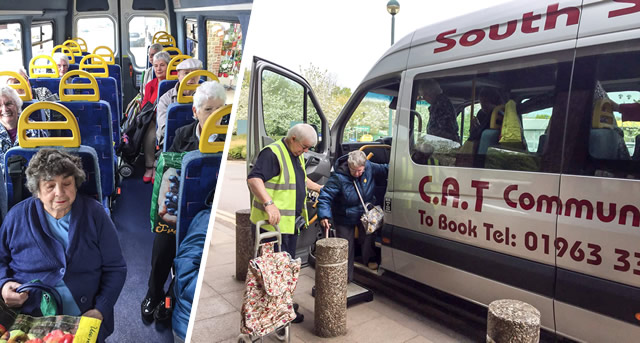 The CAT bus, helping people stay independent for longer, operating from the Balsam Centre