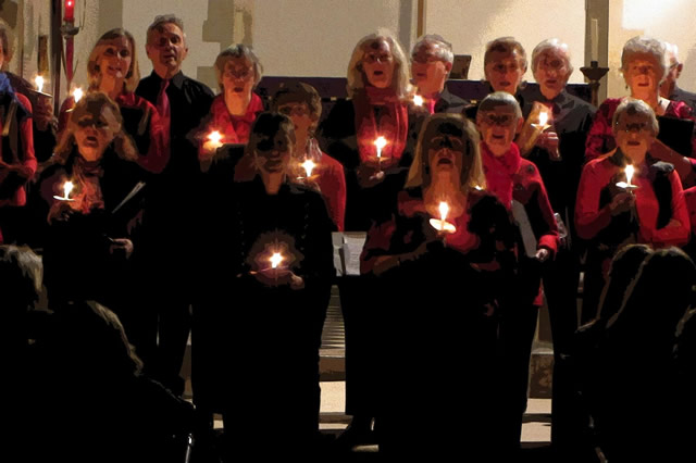 The Pilgrim Singers performing their 2014 St Nicholas' Day concert